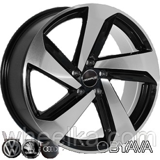 Диски литые R19 PCD5x112 на Skoda, Seat, Audi, VW, Mercedes, BMW JH 5639 BMF ET4. . фото 1