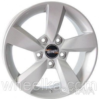 Диски литые R15 PCD5x112 на Skoda, Seat, Audi, VW, Mercedes, BMW Techline TL543 . . фото 1