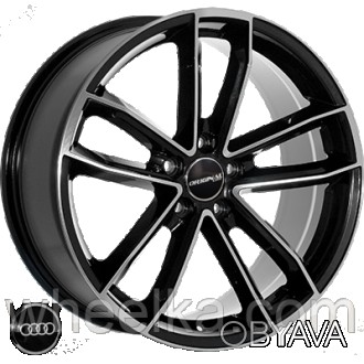 Диски литые R19 PCD5x112 на Skoda, Seat, Audi, VW, Mercedes, BMW JH 5597 BMF ET4. . фото 1