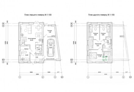 
Общая площадь: 100 м2 + гараж 28 м2;
Жилая площадь: 42 м2;
Площадь кухни: 30 м2. . фото 3