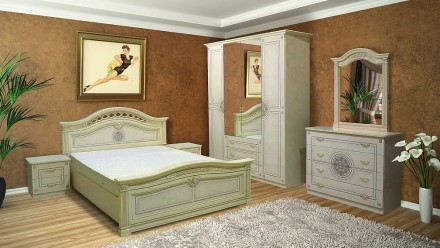 Пропонуємо спальню Діана в класичному стилі від виробника.

Ціна вказана за ко. . фото 4