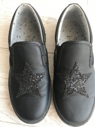 Стильные Туфли-ботинки NEXT , декорированы звездой из мини пайеток, состояние ид. . фото 4
