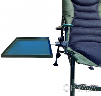Универсальный алюминиевый столик к платформе или креслу подходит под ногу диамет. . фото 1
