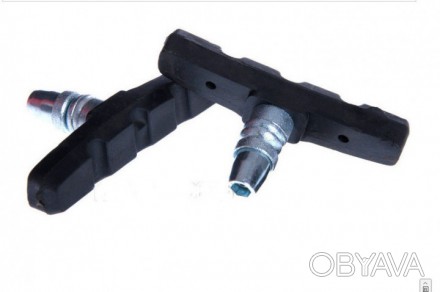 Резьбовые колодки для тормозов системы V-brake.
Материал: резина/сталь.
Комплект. . фото 1