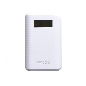 
Внешний аккумулятор Power Bank Proda Ling Long LCD Power Box 10000mAh белый
	Ем. . фото 3