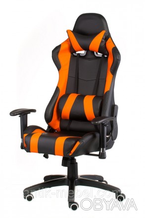 
	
	
	
	
	Тип: геймерское кресло
	Цвет: черно/оранжевое
	Материал покрытия: сиде. . фото 1
