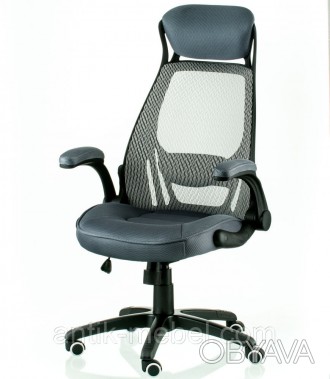 
	
	
	
	
	Тип: кресло руководителя
	Цвет: серый
	Материал покрытия: спинка - тек. . фото 1