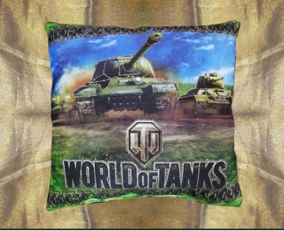 Декоративная детская подушка с изображением сюжета из игры World Of Tanks

раз. . фото 2