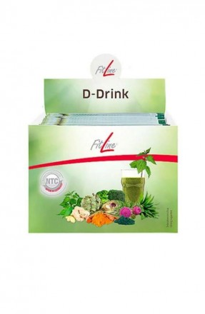Детоксикация организма D-Drink FitLine PM-International 14 саше по 7г.

Детокс. . фото 2