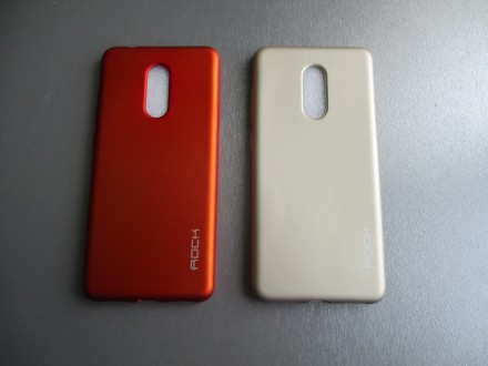 Xiaomi Redmi 5.  Чехол накладка.  Силикон. Цвет - красный и бледно-золотой.

Ф. . фото 3