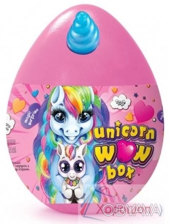 Яйцо сюрприз Единорог 35 см., набор для творчества Unicorn wow box - Danko Toys