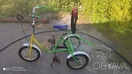 Трехколесный велосипед предназначен для передвижения детей-инвалидов младшего до. . фото 1