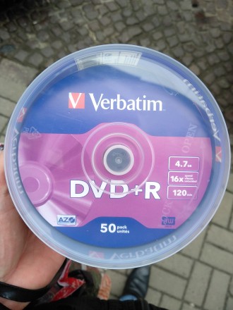 В наличии есть DVD+R Verbatim 4.7 Gb. Цена 6 грн. за 1 шт.. . фото 2