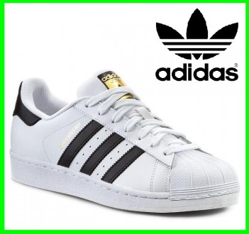 Кроссовки белого цвета в стиле Adidas Superstar ТОП качество. Верх выполнен из м. . фото 2