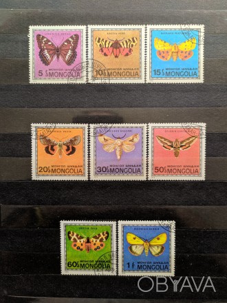 В коллекцию !!!
Полный набор марок. " Фауна ". " Бабочки ".. . фото 1