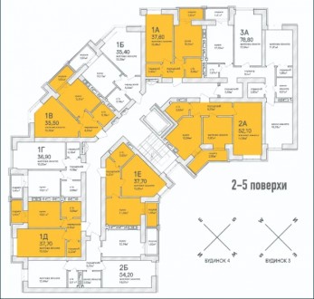Продам 1-комнатную квартиру 37,7 м2 с гардеробом и лоджией в Новом жилом комплек. Ирпень. фото 8