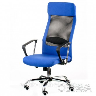 
	
	
	
	
	
	"Тип: кресло руководителя
	Цвет: голубой
	Материал покрытия: спинка . . фото 1