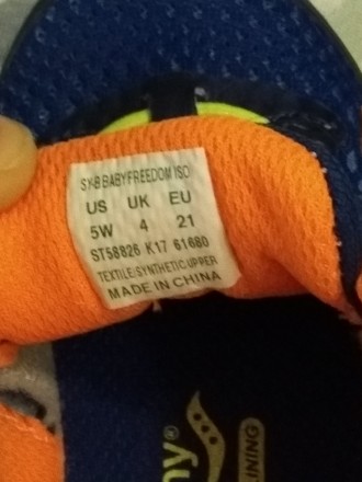Кроссовки детские, новые
размер европейский 21(13 см)
привезенные США
SAUCONY. . фото 7
