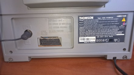 Телевизор THOMSON 14MG134X 36 см (изготовлен в Таиланде). Куплен в магазине МКС . . фото 5