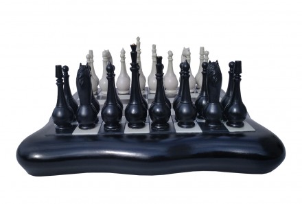 Шахмати ручної роботи виготовлені з полістоуна методом ручного литва. Кожна фігу. . фото 4