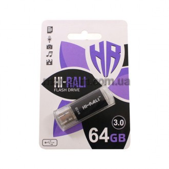 USB3.0 64Gb Hi-Rali Rocket black. Запорожье. фото 1 USB3.0 64Gb Hi-Rali Rocket black. Запорожье. фото 1