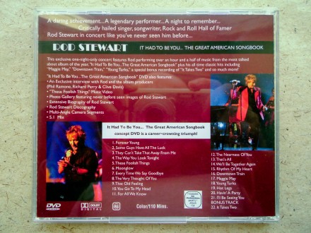 Продам DVD диск музыка Rod Stewart - It Had To Beyou... The Great American Songb. . фото 4