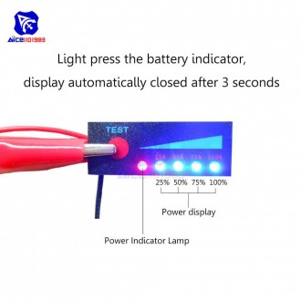LED индикатор заряда/разряда аккумуляторов li-ion / Li-pol 2S 8.4V 
LED индикато. . фото 3