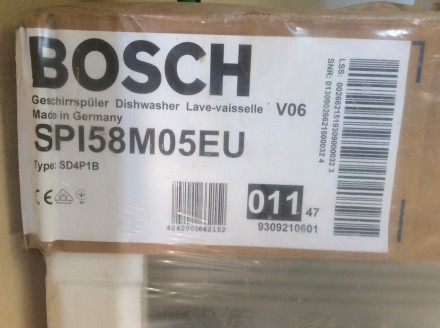 Продам НОВУЮ (в упаковке) ВСТРАИВАЕМУЮ посудомоечную машину Bosch SPI58M05EU.
С. . фото 2