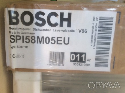 Продам НОВУЮ (в упаковке) ВСТРАИВАЕМУЮ посудомоечную машину Bosch SPI58M05EU.
С. . фото 1