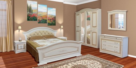Пропонуємо спальню Ніколь в класичному стилі від виробника.

Ціна вказана за к. . фото 2
