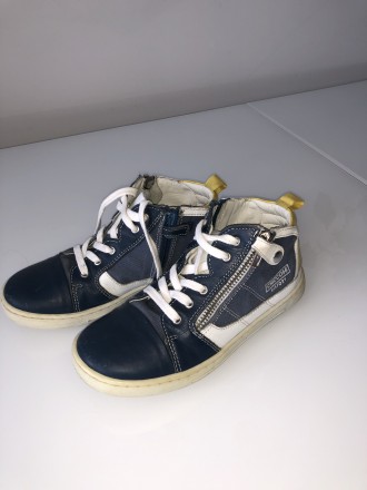 Ботинки для мальчика Chicco, верх комбинирований (кожа, джинс), внутри кожа; раз. . фото 6