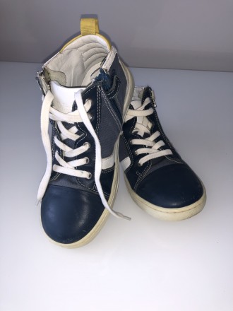 Ботинки для мальчика Chicco, верх комбинирований (кожа, джинс), внутри кожа; раз. . фото 2