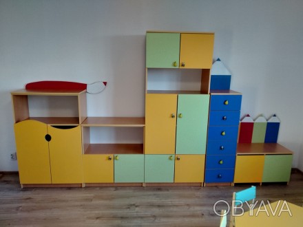 Комплект игровой мебели «Карандаш» предназначена для комплектации дошкольных учр. . фото 1