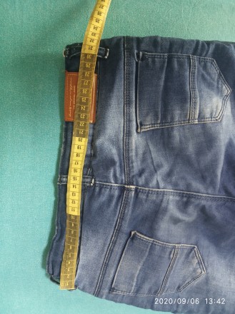 Джинсы зимние Cemix, на 10-11 лет, р.134-140, синие, 4 кармана, с утяжкой- резин. . фото 10