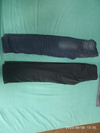 Джинсы зимние Cemix, на 10-11 лет, р.134-140, синие, 4 кармана, с утяжкой- резин. . фото 12