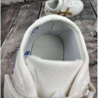 Белые детские кроссовки KaTaKu. Материал : PU- кожа , внутри текстиль. Подошва: . . фото 4