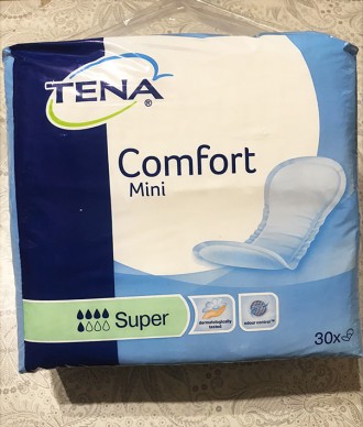 Прокладки влаговпитывающие урологические для женщин Tena Comfort mini 5 капель. . . фото 2