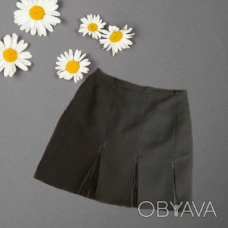 Стильная женская короткая юбка черного цвета, на подкладке, будет идеальным вари. . фото 1
