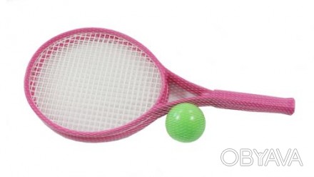 Детский набор для игры в теннис ТехноК: 2 ракетки, пластиковый мячик.Бренд: Техн. . фото 1