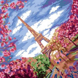 Картина по номерам "Весна в Париже". Для того, чтобы нарисовать картину, необход. . фото 1