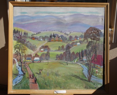 Зас. худ.укр. ЦИБЕРЕ В. раз. 110 х 100 см. х.м. 2006 г. Закарпатская школа.. Ужгород. фото 1 Зас. худ.укр. ЦИБЕРЕ В. раз. 110 х 100 см. х.м. 2006 г. Закарпатская школа.. Ужгород. фото 1