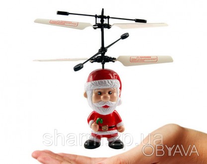 Игрушка летающий Дед Мороз с пультом - отличный подарок каждому ребенку!. . фото 1