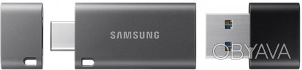 Флешка 2 в 1 USB 3.1 + Type-C Samsung Duo Plus 32GB (MUF-32DB/APC)
Подвійний інт. . фото 1