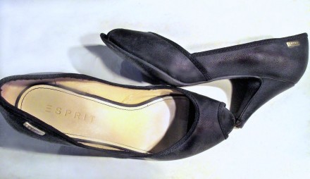 Предлагаются туфли черные мировой марки одежды и обуви ESPRIT (Англия), с открыт. . фото 4