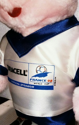 Игрушка заяц Duracell с мячем на батарейках. Чемпионат мира по футболу во Франци. . фото 11