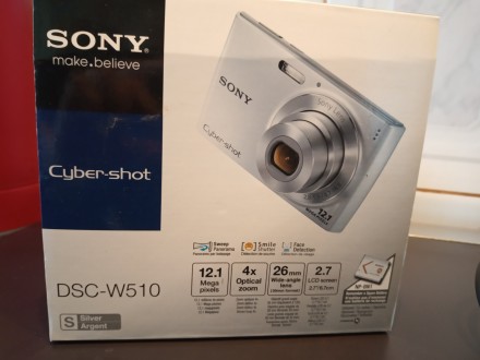 Продам цифровой фотоаппарат SONY DSC-W510 в хорошем , рабочем состоянии в компле. . фото 5
