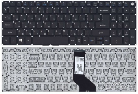 Клавиатура для ноутбука Acer Aspire E5-522, E5-522G, V3-574G, E5-573, E5-573G, E. . фото 1