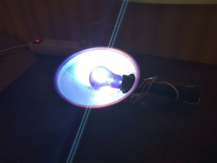 Синяя лампа Минина. Медицинский рефлектор. Для прогревания, особенно при заболев. . фото 4