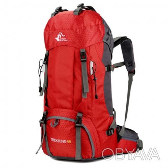 Туристический рюкзак 60л, красный
Регулирующая грудная стяжка с удобным фиксатор. . фото 1