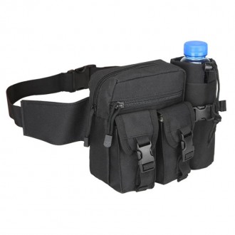 Сумка тактическая AOKALI Outdoor A33 Black на пояс армейская спецсумка 4L. Київ. фото 1 Сумка тактическая AOKALI Outdoor A33 Black на пояс армейская спецсумка 4L. Київ. фото 1